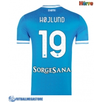 Fotballdrakt Herre SSC Napoli Rasmus Hojlund #19 Hjemmedrakt 2025-26 Kortermet